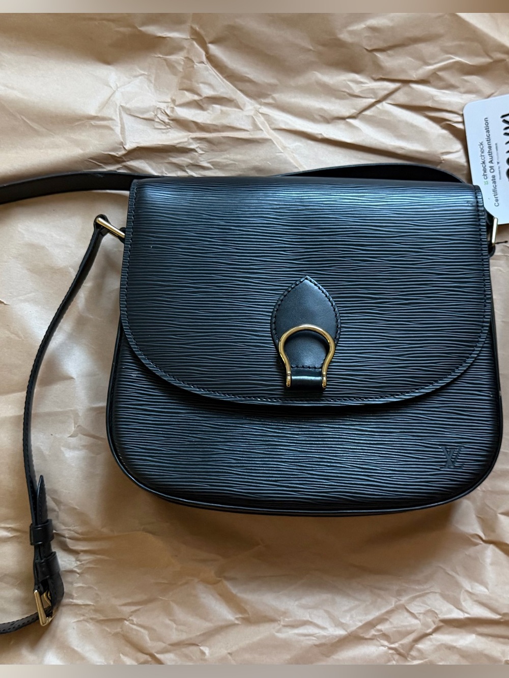 Louis Vuitton Epi Saint Cloud Leather Crossbody Bag